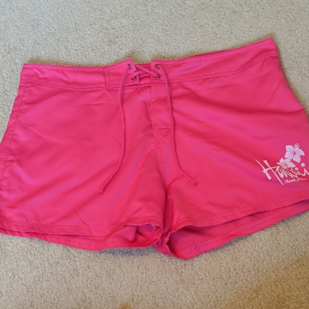 Hawaiian swim shorts